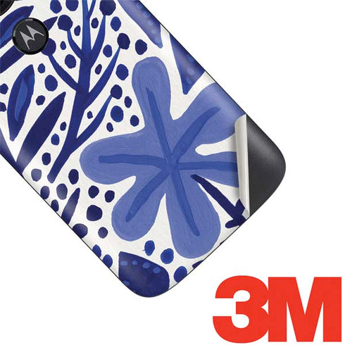 Cat Coq Blue Garden Moto E5 Play Skin